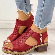 💟【35-41】Ženske klasične kožne sandale s debelim đonom