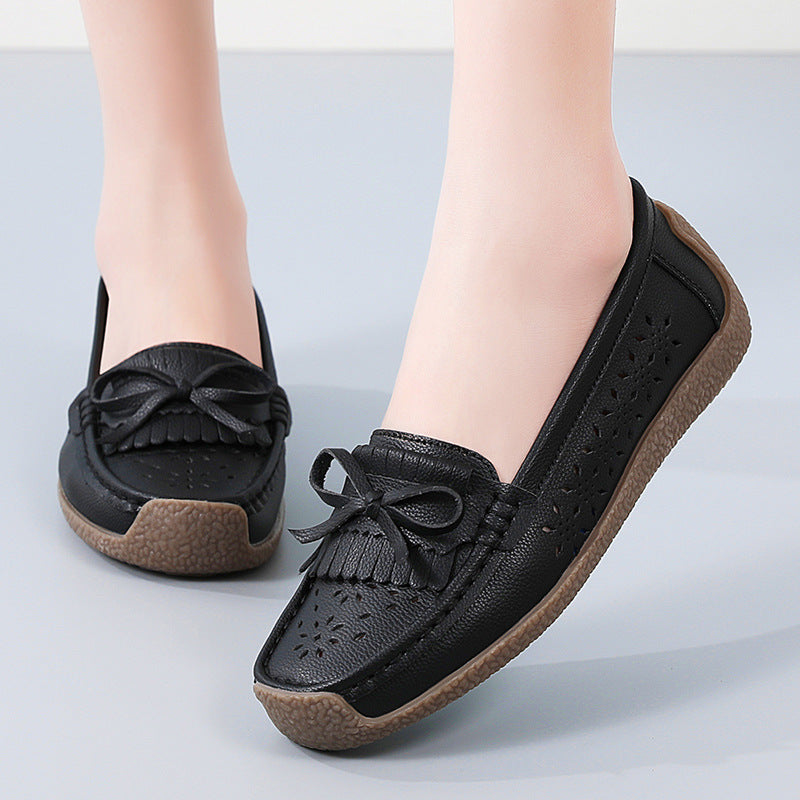 🌼2024. novi stil🌼【35-44】Ženske ljetne kožne cipele, ažur cipele s resicama prozračne