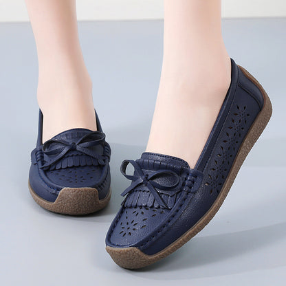 🌼2024. novi stil🌼【35-44】Ženske ljetne kožne cipele, ažur cipele s resicama prozračne