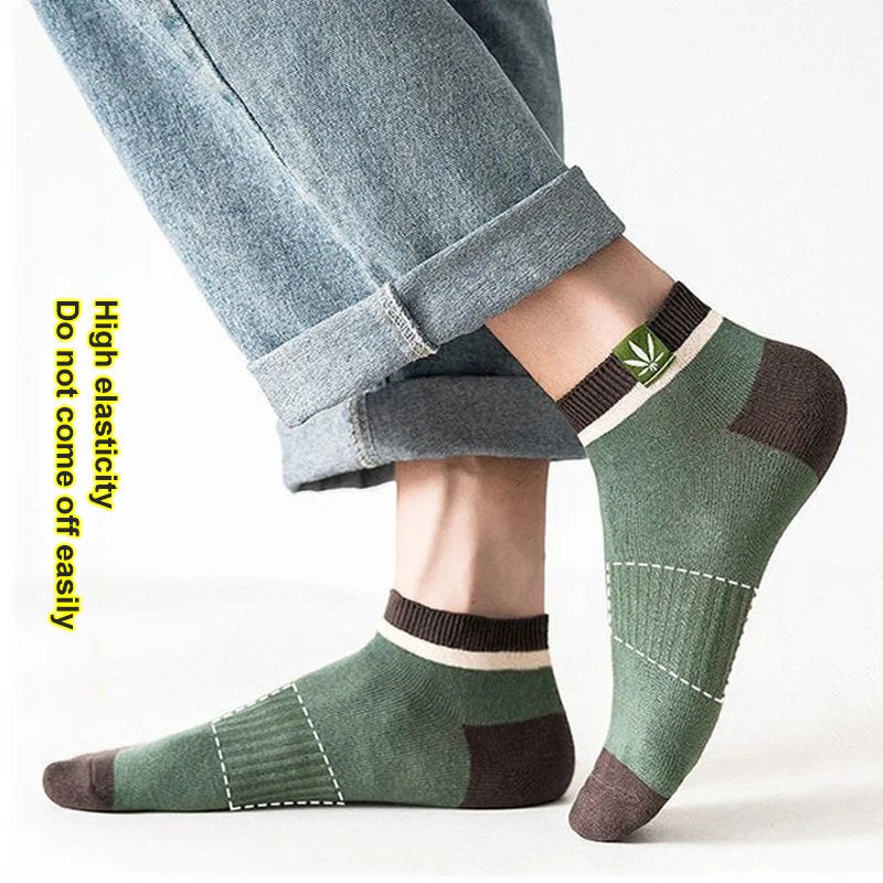 【10 pari】Muške dezodoransne čarape od čistog pamuka koje upijaju znoj, niske čarape